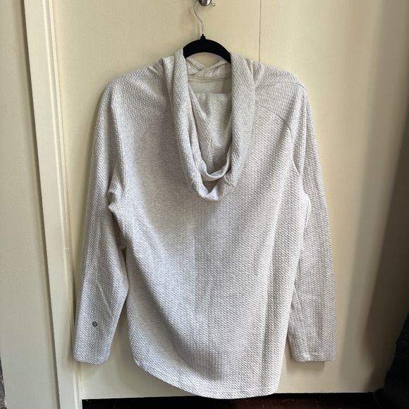 Lululemon Grey/Beige Waffle Hoodie - Picture 2 of 2